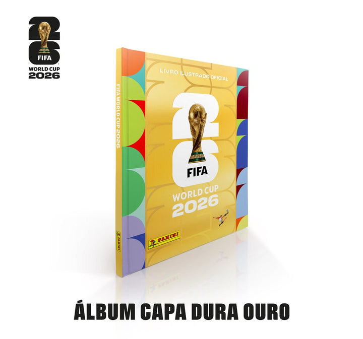 Álbum Capa Dura Ouro Copa do Mundo 2026