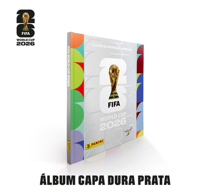 Álbum Capa Dura Prata Copa do Mundo 2026