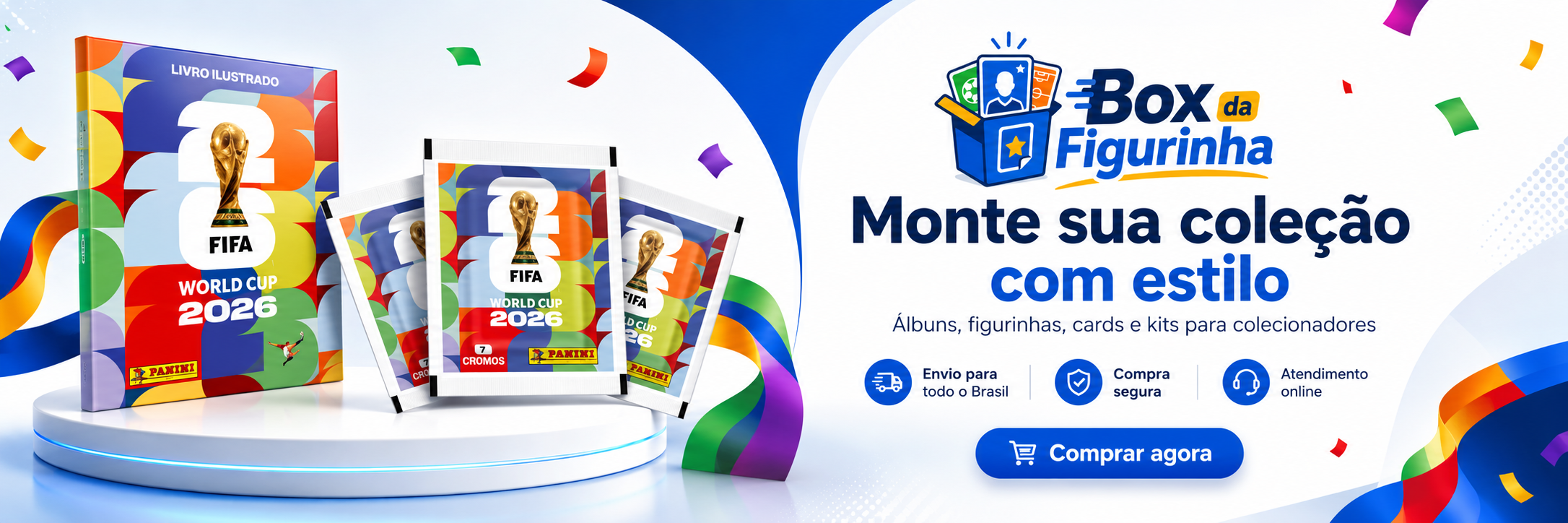 Box da Figurinha - álbuns, figurinhas, cards e colecionáveis esportivos