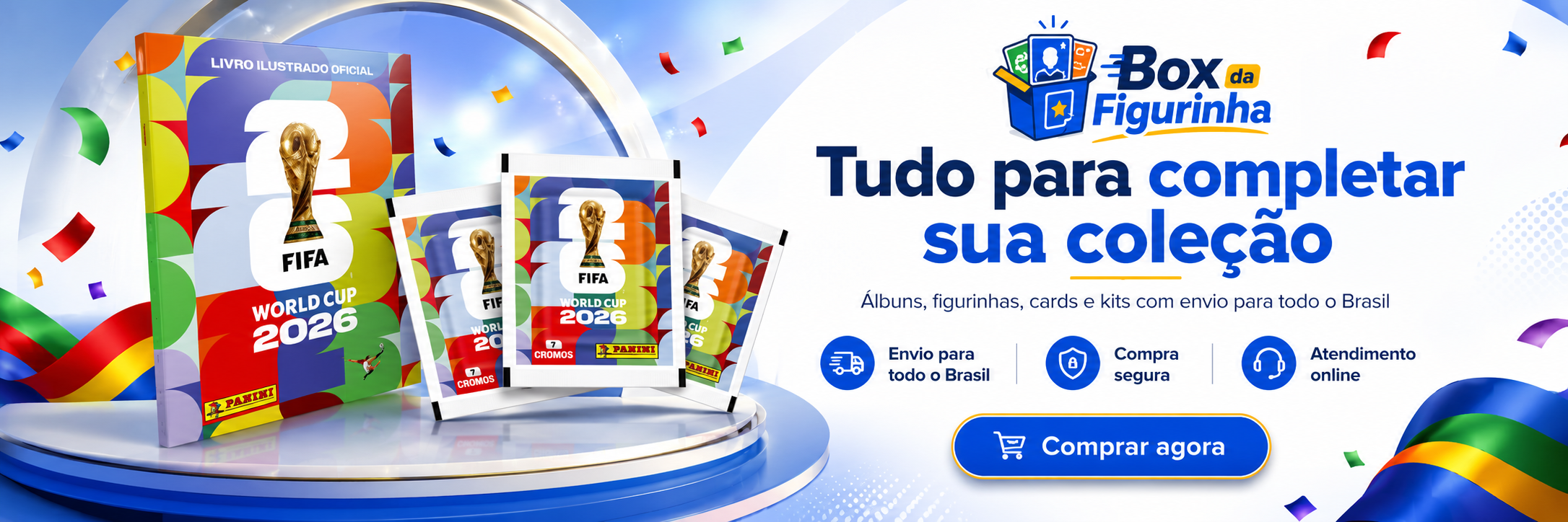 Box da Figurinha - álbuns, figurinhas, cards e colecionáveis esportivos